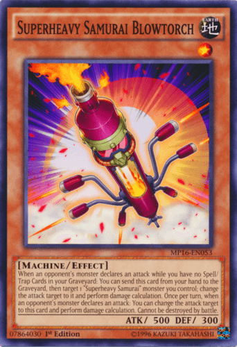 Superheavy Samurai Blowtorch - MP16-EN053 Common Unlimited