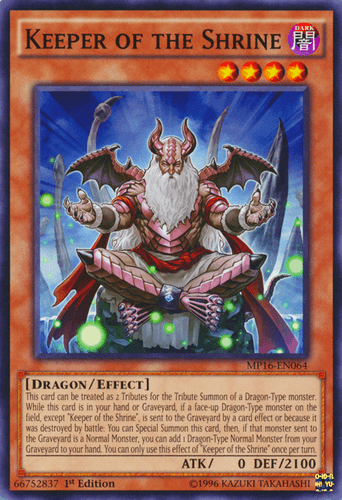 Keeper of the Shrine - MP16-EN064 Common 1st Edition