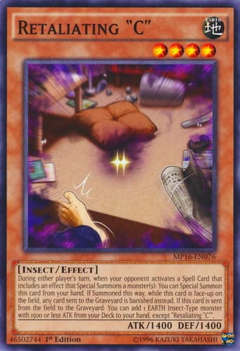 Retaliating "C" - MP16-EN076 Common 1st Edition