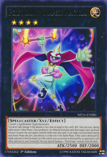 Performage Trapeze Magician - MP16-EN080 Rare Unlimited