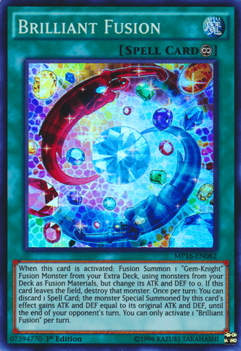 Brilliant Fusion - MP16-EN082 Super Rare Unlimited
