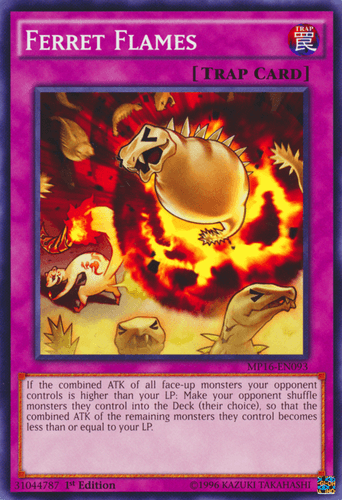 Ferret Flames - MP16-EN093 Common 1st Edition