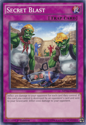 Secret Blast - MP16-EN104 Common 1st Edition