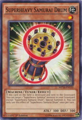 Superheavy Samurai Drum - MP16-EN110 Common Unlimited