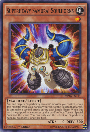 Superheavy Samurai Soulhorns - MP16-EN111 Common Unlimited