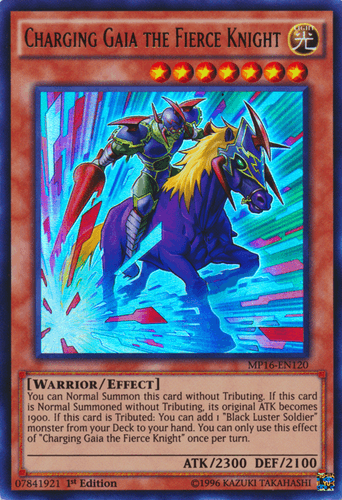 Charging Gaia the Fierce Knight - MP16-EN120 Ultra Rare Unlimited