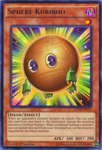 Sphere Kuriboh - MP16-EN121 Rare Unlimited