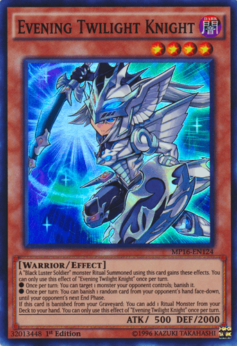 Evening Twilight Knight - MP16-EN124 Super Rare 1st Edition