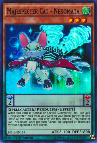 Majespecter Cat - Nekomata - MP16-EN125 Super Rare Unlimited