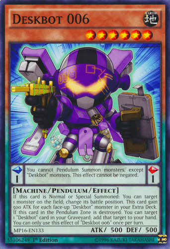 Deskbot 006 - MP16-EN133 Common 1st Edition