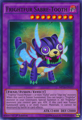 Frightfur Sabre-Tooth - MP16-EN137 Ultra Rare Unlimited
