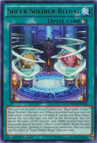 Super Soldier Ritual - MP16-EN146 Rare Unlimited