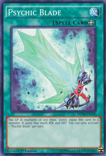 Psychic Blade - MP16-EN150 Common 1st Edition