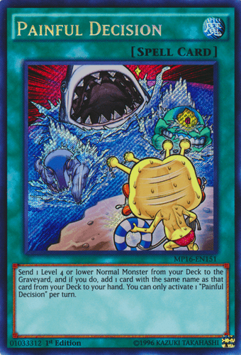 Painful Decision - MP16-EN151 Secret Rare Unlimited