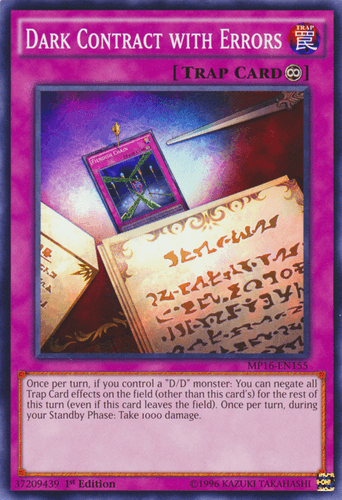 Dark Contract with Errors - MP16-EN155 Common Unlimited
