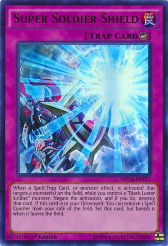 Super Soldier Shield - MP16-EN157 Ultra Rare 1st Edition