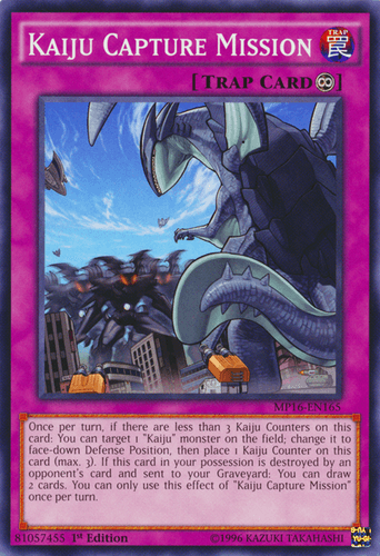 Kaiju Capture Mission - MP16-EN165 Common Unlimited