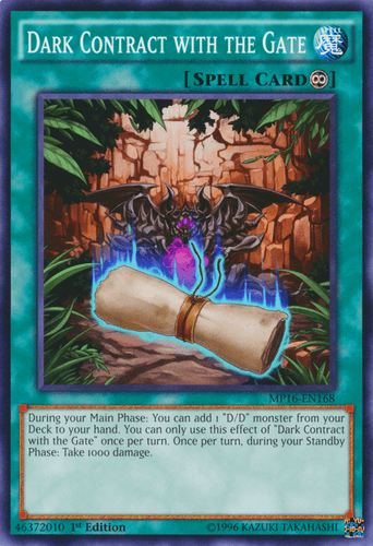 Dark Contract with the Gate - MP16-EN168 Common 1st Edition