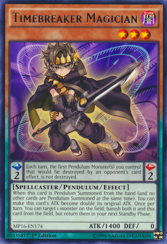 Timebreaker Magician - MP16-EN174 Rare 1st Edition