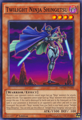 Twilight Ninja Shingetsu - MP16-EN186 Common 1st Edition
