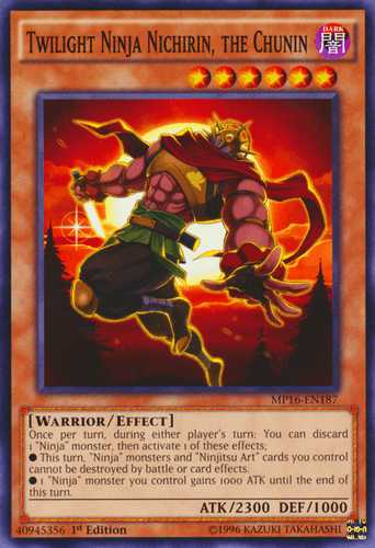 Twilight Ninja Nichirin, the Chunin - MP16-EN187 Common Unlimited