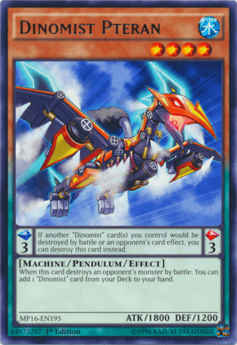Dinomist Pteran - MP16-EN195 Rare Unlimited