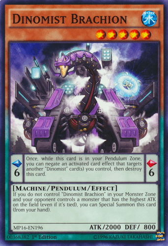 Dinomist Brachion - MP16-EN196 Common 1st Edition