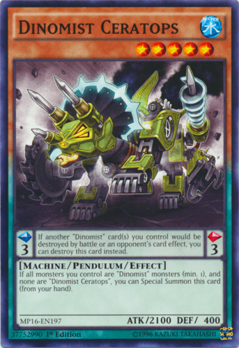 Dinomist Ceratops - MP16-EN197 Common Unlimited
