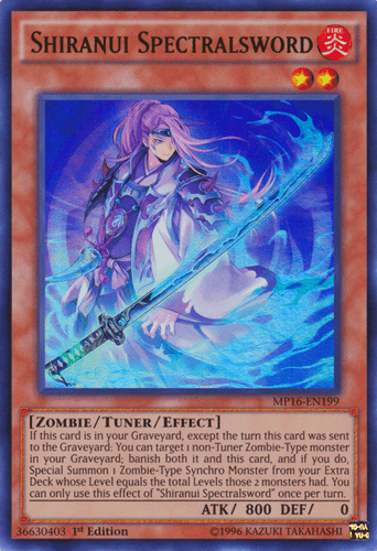 Shiranui Spectralsword - MP16-EN199 Ultra Rare Unlimited
