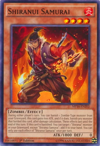 Shiranui Samurai - MP16-EN202 Common Unlimited