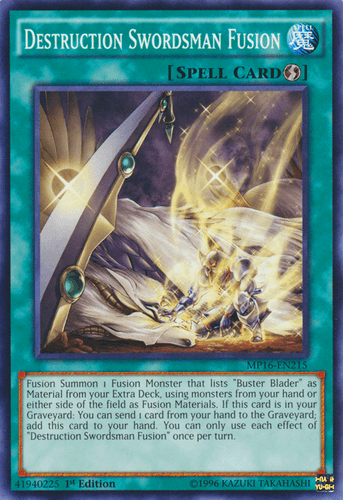 Destruction Swordsman Fusion - MP16-EN215 Common Unlimited