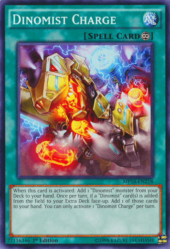 Dinomist Charge - MP16-EN218 Common 1st Edition
