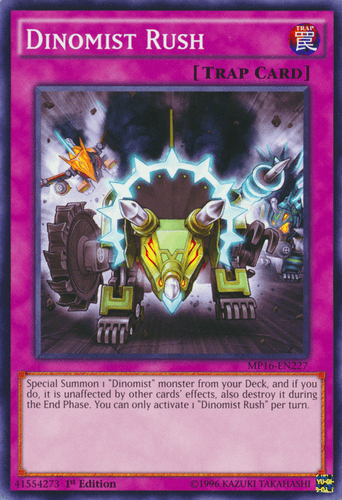 Dinomist Rush - MP16-EN227 Common 1st Edition