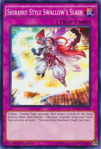 Shiranui Style Swallow's Slash - MP16-EN228 Common 1st Edition
