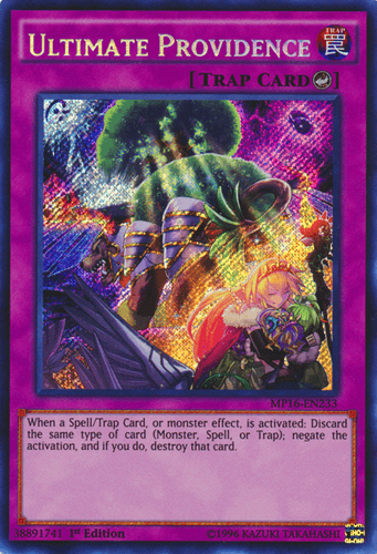 Ultimate Providence - MP16-EN233 Secret Rare Unlimited