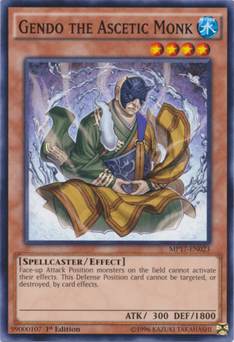 Gendo the Ascetic Monk - MP17-EN023 Common 1st Edition