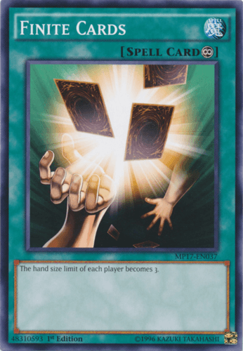 Finite Cards - MP17-EN037 Common 1st Edition