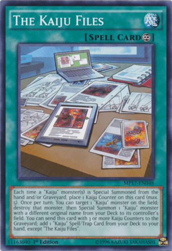 The Kaiju Files - MP17-EN048 Common 1st Edition