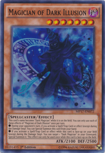 Magician of Dark Illusion - MP17-EN072 Super Rare 1st Edition