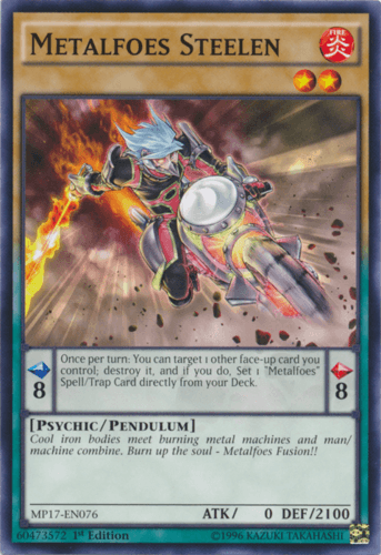 Metalfoes Steelen - MP17-EN076 Common 1st Edition
