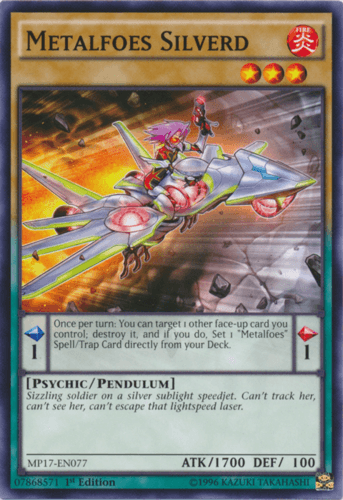 Metalfoes Silverd - MP17-EN077 Common 1st Edition