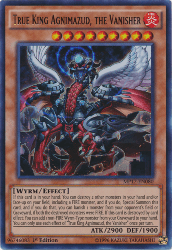 True King Agnimazud, the Vanisher - MP17-EN080 Ultra Rare 1st Edition