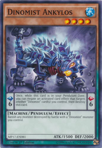 Dinomist Ankylos - MP17-EN081 Common 1st Edition
