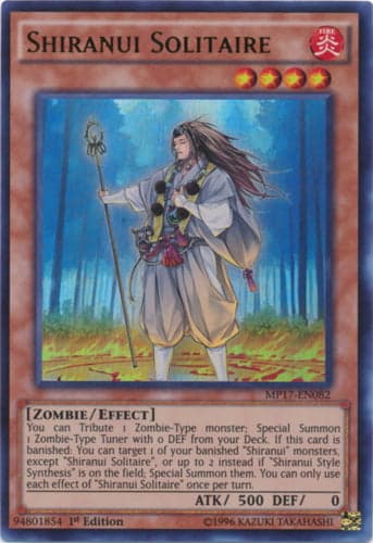 Shiranui Solitaire - MP17-EN082 Ultra Rare 1st Edition