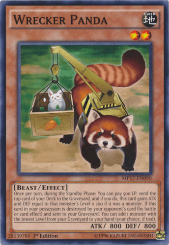 Wrecker Panda - MP17-EN090 Common 1st Edition
