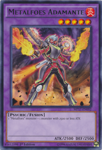 Metalfoes Adamante - MP17-EN092 Rare 1st Edition