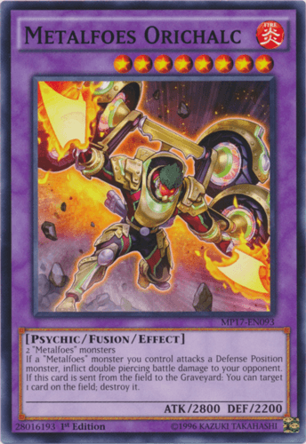 Metalfoes Orichalc - MP17-EN093 Common 1st Edition