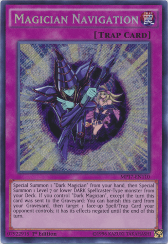 Magician Navigation - MP17-EN110 Secret Rare 1st Edition