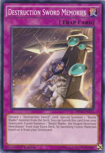 Destruction Sword Memories - MP17-EN113 Common 1st Edition