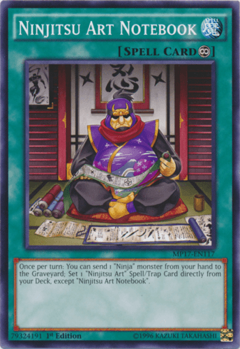 Ninjitsu Art Notebook - MP17-EN117 Common 1st Edition